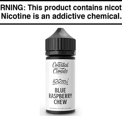 BLUE RASPBERRY CHEW BY COASTAL CLOUDS 100ML - Vapejuice