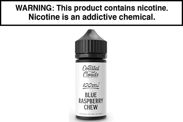 BLUE RASPBERRY CHEW BY COASTAL CLOUDS 100ML - Vapejuice