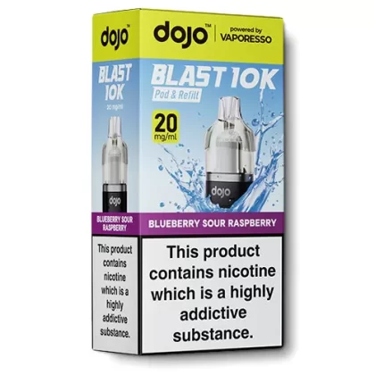 Blueberry Sour Raspberry Pod & Refill by Dojo Blast 10k - 20 mg/ml