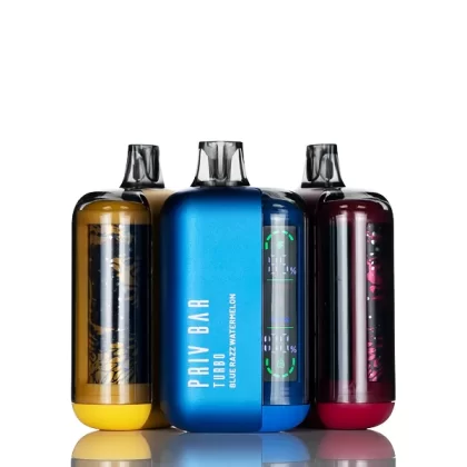 SMOK Priv Bar Turbo 15K 15000 Puffs Disposable Vape - 16mL - Strawberry Mint Candy