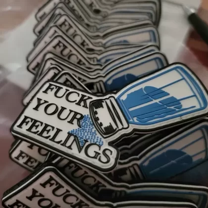 F*CK YOUR FEELINGS PVC Velcro patch by #NYBF
