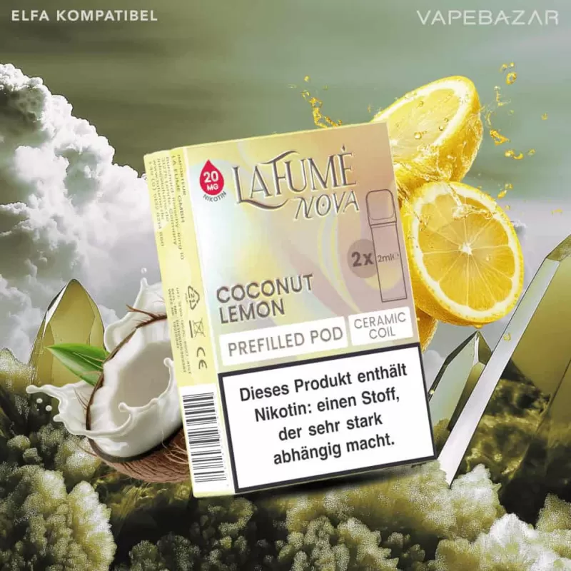 La Fume Nova Pods – Coconut Lemon (2er Pack) - La Fume / Propylenglykol / Aromastoffe / Nikotin / Glycerin