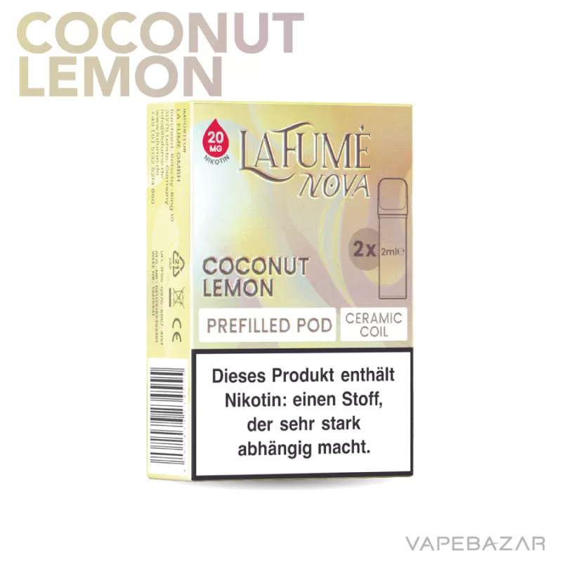 La Fume Nova Pods – Coconut Lemon (2er Pack) - La Fume / Propylenglykol / Aromastoffe / Nikotin / Glycerin - Image 2