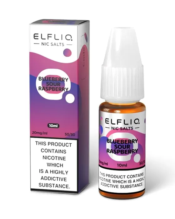 Blueberry Sour Raspberry Nic Salt E-Liquid - ElfLiq - Image 2