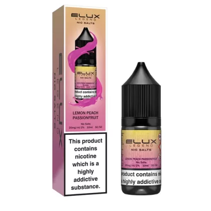 Elux Legend Lemon Peach Passionfruit Nic Salt E-Liquid - 10mg