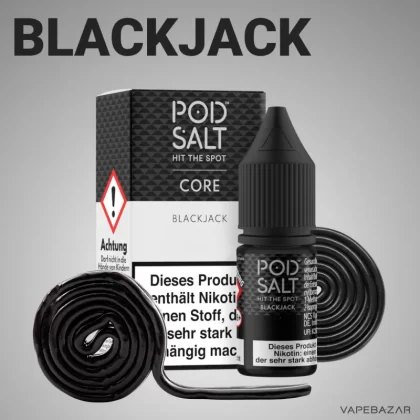 Podsalt Core – Black Jack - 11mg/ml, 20mg/ml; Anis, Lakritz
