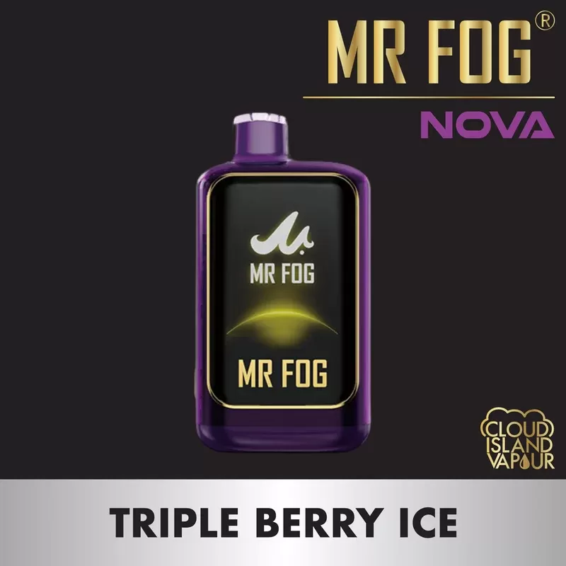 MR FOG NOVA 36K Disposable Vape – Triple Berry Ice
