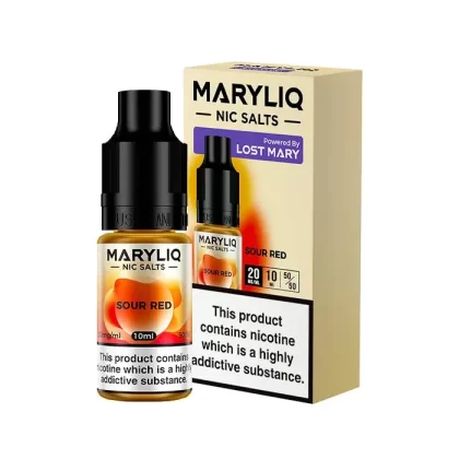 Sour Red 10ml Nic Salt E-Liquid by MaryLiq