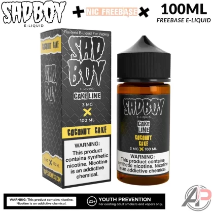 Sadboy Coconut Cake E-Liquid 100mL - Vape Product, Vape Product (A814E6)