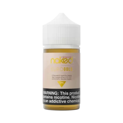 Naked 100 Tobacco - Euro Gold - 60ML E-Liquid - 0MG
