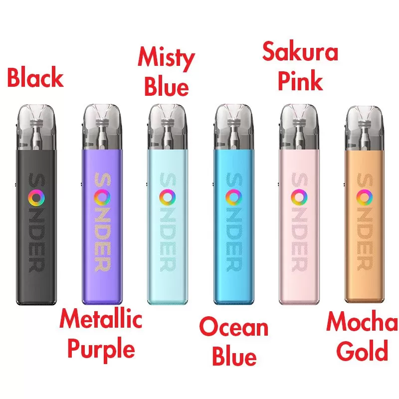 Geekvape Sonder Q2 Pod Kit - Black, Metallic Purple - Image 2
