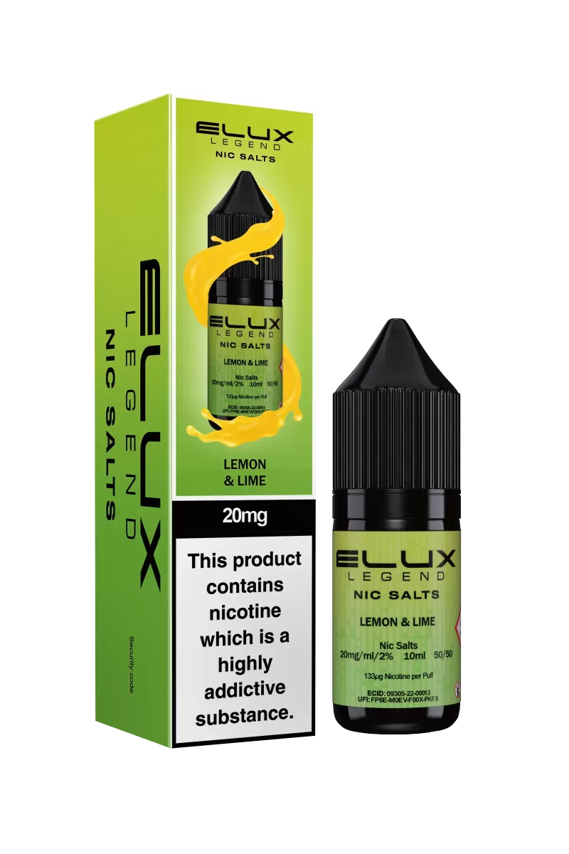 Lemon Lime Nic Salt By Elux Legend - 5mg