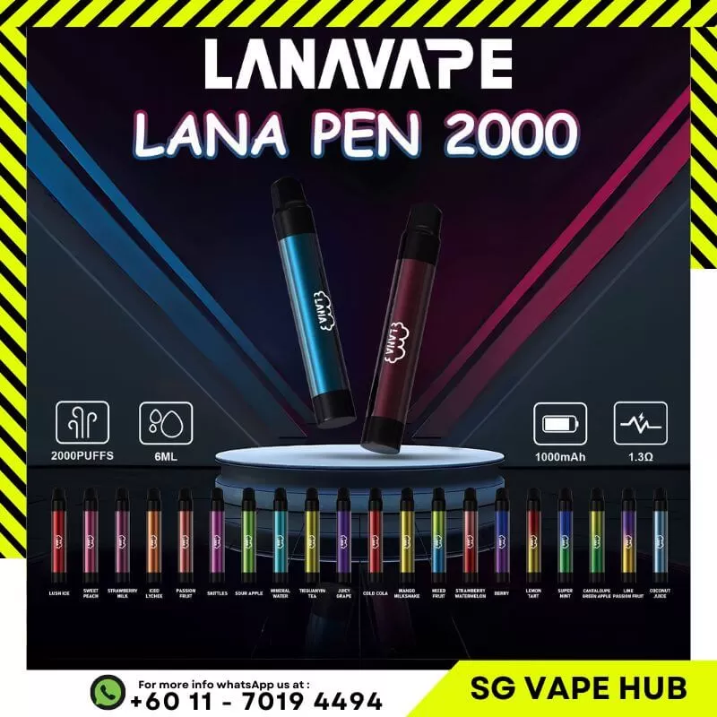 LANA PEN 2000 Puffs - Cola - Image 2