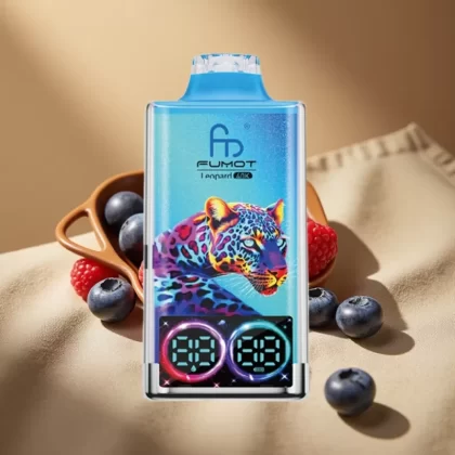 Fumot Leopard 40K Puffs Dual Mesh Disposable Vape Blueberry Raspberry