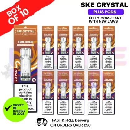 Fire Brew SKE Crystal Plus Prefilled Pod Box Of 10