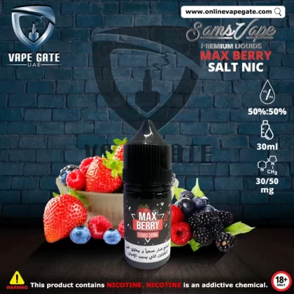 Max Berry Saltnic 30ml - Sam Vapes