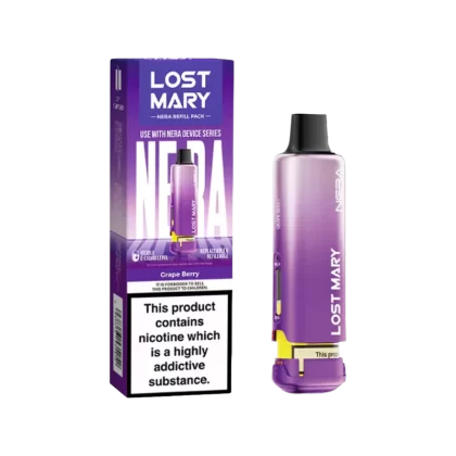 Grape Berry Lost Mary NERA15K Refill Pack - 20mg - Vape Product (92FEBA)