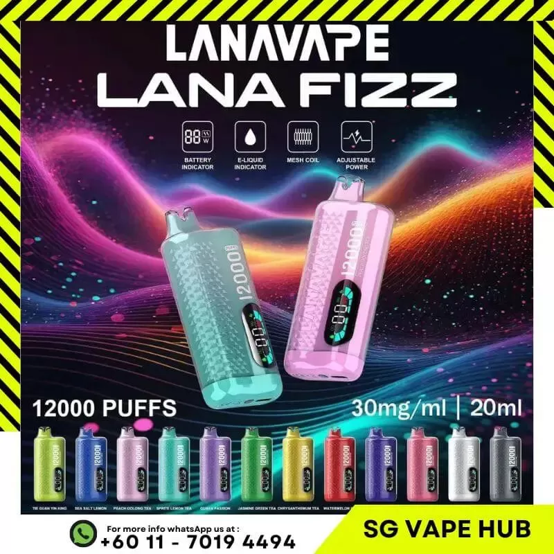LANA FIZZ 12,000 Puffs - Watermelon Ice - Image 2