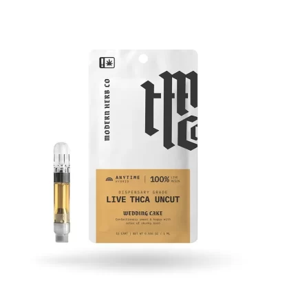 THCa Live Resin Cartridge Uncut: Anytime Wedding Cake