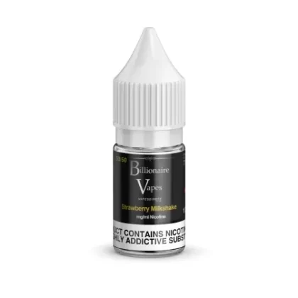Billionaire Vapes 50/50 Eliquid 10ml Strawberry Milkshake