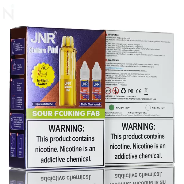 JNR Stellarc 100K 100000 Puffs Disposable Pod - 30mL - White Peach Raspberry - Image 2