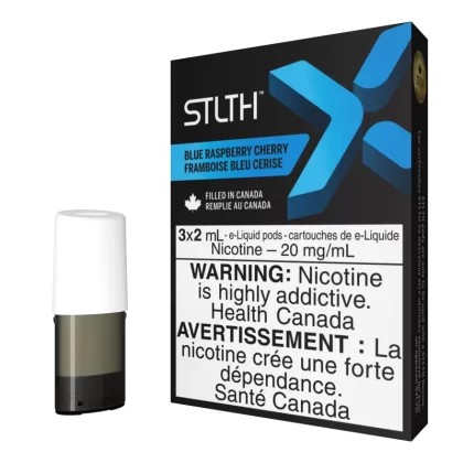 STLTH X Pod Pack - Blue Raspberry Cherry - 20 mg/mL (promo)(wholeseller) - Excise ON, 20 mg/mL (promo)(wholeseller) - Excise AB