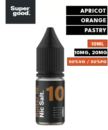 Butter 10 Nic Salt eLiquid by Supergood