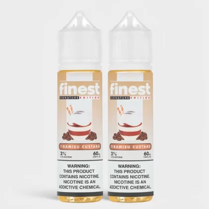 Finest Signature Tiramisu Custard e-Liquid 70VG 120mL
