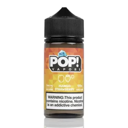 Juicy Mango Strawberry ICED – POP! Vapors – 100mL