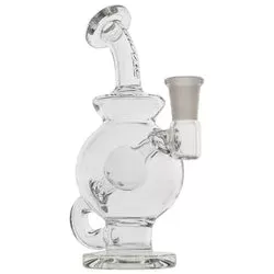 Encore Glass EC R147 – 4.5″ Mini Clear Encore Micro 10mm Holey Perc Rig