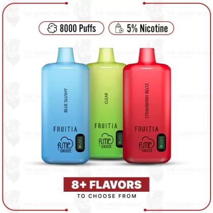 Fruitia x Fume 8000 Puffs Disposable Vape - Thevapersworld