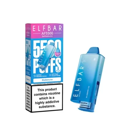 Elf Bar AF5500 Prefilled Kit Blueberry Ice - Strength#20mg (C25E59)