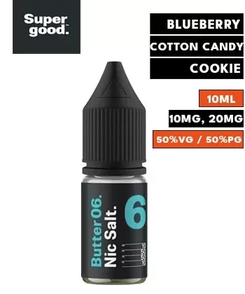 Butter 06 Nic Salt eLiquid by Supergood - 10mg / 10ml