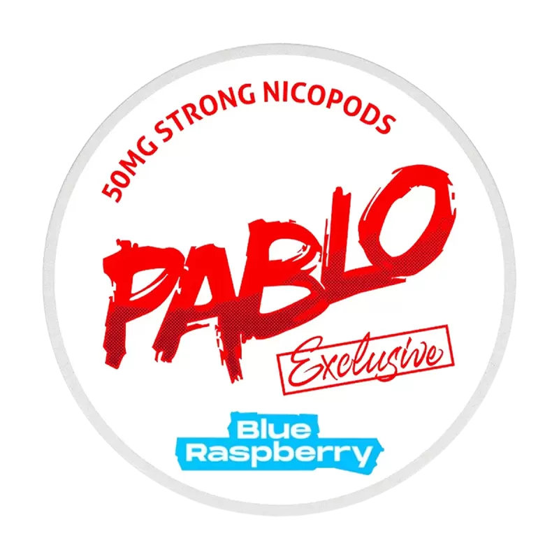 Blue Raspberry Pablo Nicotine Pouches - Vapeshop Co