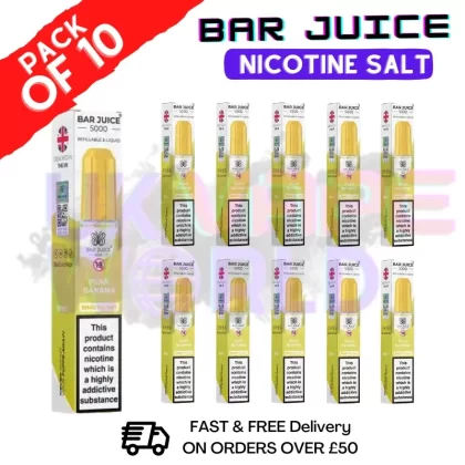Pear Banana Bar Juice 5000 Nic Salt | Box of 10 | ONLY £13.99