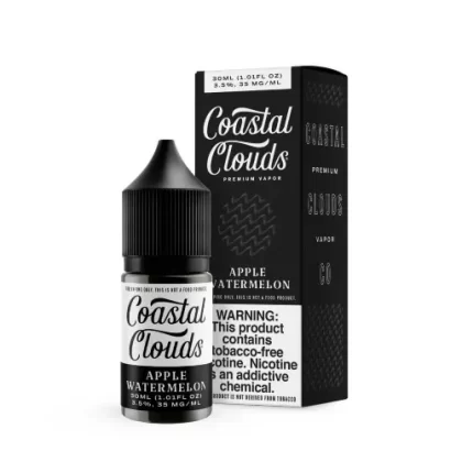 Coastal Clouds Salt E-Liquid – Apple Watermelon – 30ml
