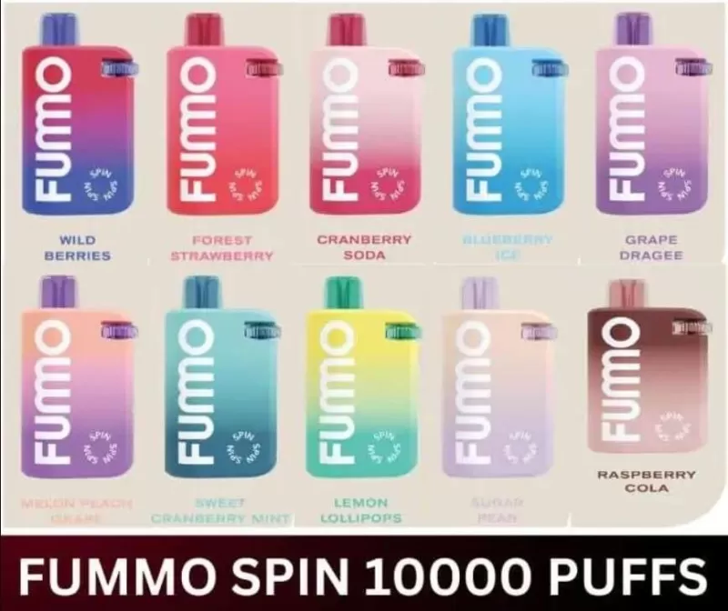 FUMMO Spin 10000 Puffs Disposable Vape – Best Vape UAE - Vapesmokezone
