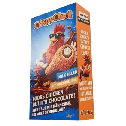 Crispy Cluck Chocolate Milk Filled – Realistic Chicken Shaped Chocolate 18pcs - Pistachio Filled