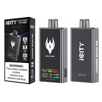 iCity ICE FURY 40K Disposable Kit 900mAh 26ml (40000 Puffs) - Strawberry Watermelon / 50mg / 1pc / CN-SZ Warehouse
