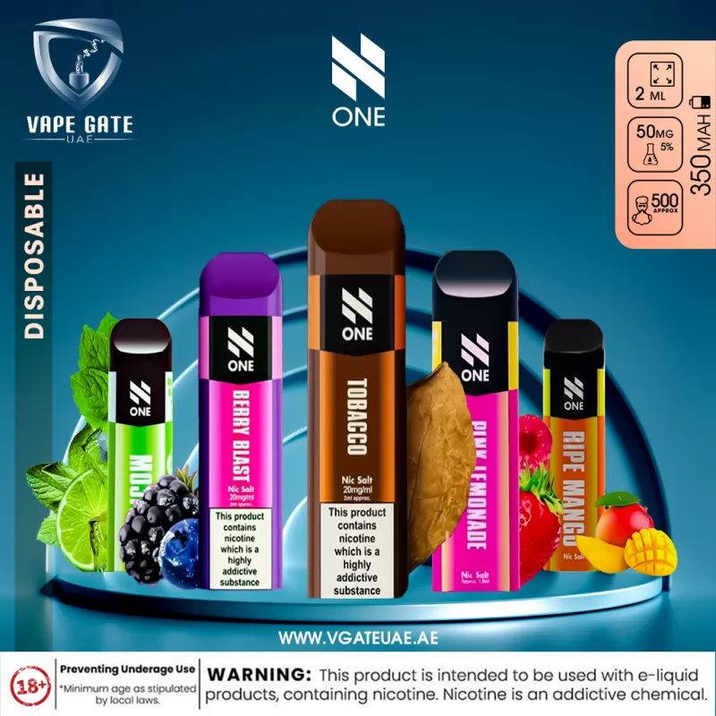N One Disposable Pod System Vape Device - Menthol
