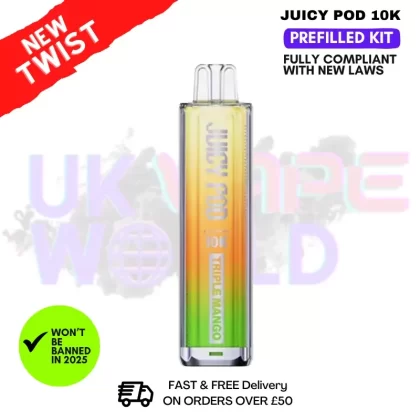 Blue Razz GB Juicy Pod 10K NovaMax Pod Kit