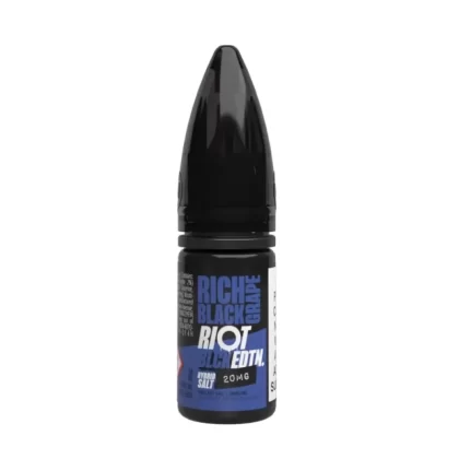 Rich Black Grape E-Liquid Black Edition by Riot Squad (10ml) - Vapekit Co