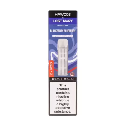 Hawcos x Lost Mary Crystal Pro Prefilled Pods - Blackberry Blueberry