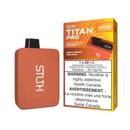 STLTH Titan Pro (15K) Smooth Tobacco Disposable Vape