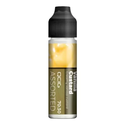 QCIG VANILLA CUSTARD 50ML SHORTFILL E-LIQUID