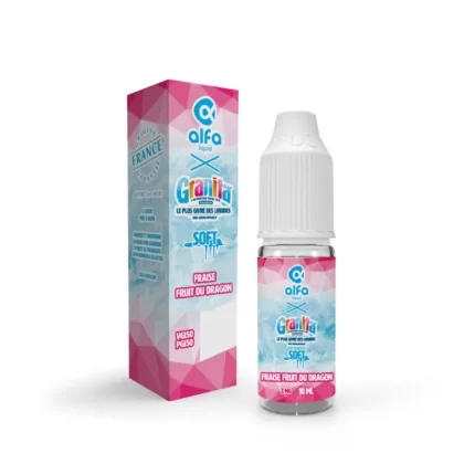 Liquid – Granita – 10ml – 20mg - Framboise Fraise, Fraise Fruit du dragon