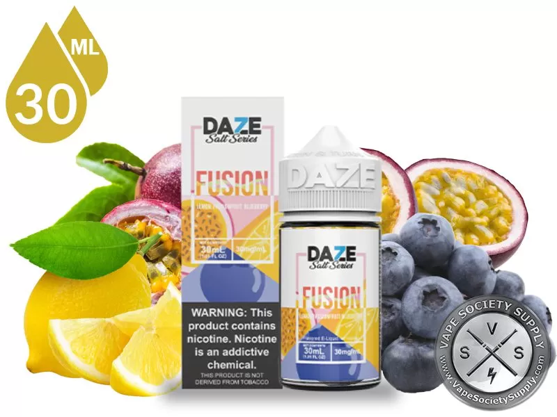 Lemon Passionfruit Blueberry 7 Daze Fusion Salt 30ml
