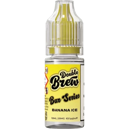 OHM BREW DOUBLE BREW BANANA ICE 10ML NIC SALT E-LIQUID - Strength#5MG>10MG>20MG