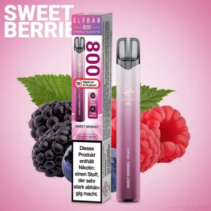 Elf Bar 800 – Sweet Berries - Elf Bar / ca. 800 / 550 mAh / 20mg/ml