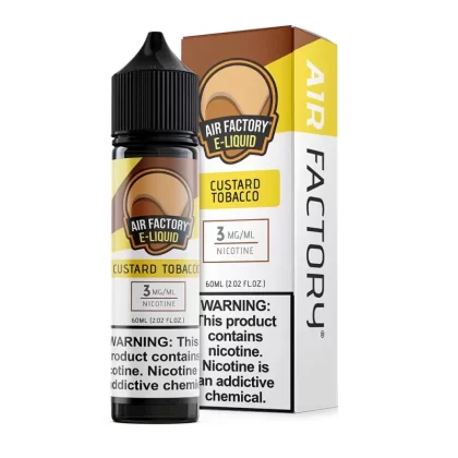 Air Factory Custard Tobacco eJuice - Vape Product; Vape Product, Vape Product (B18A6E) (B18A6E)